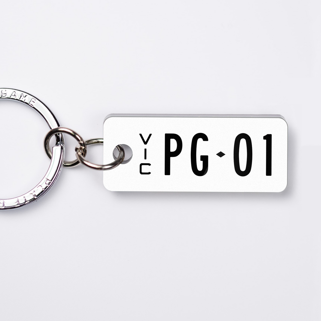 VIC Signature Licence Plate Custom Keychain