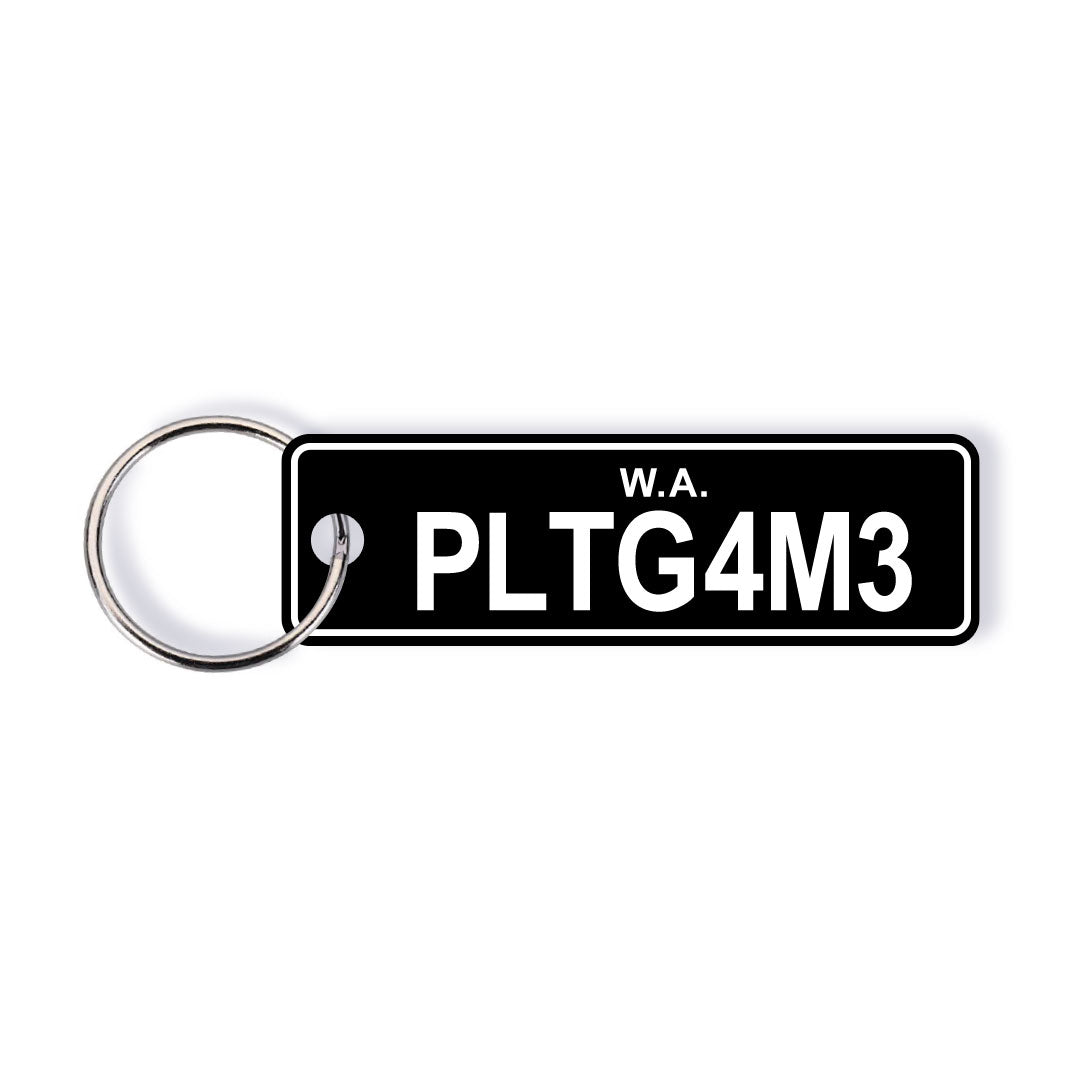 WA Colour (Acrylic Style) Licence Plate Custom Keychain – PlateGame