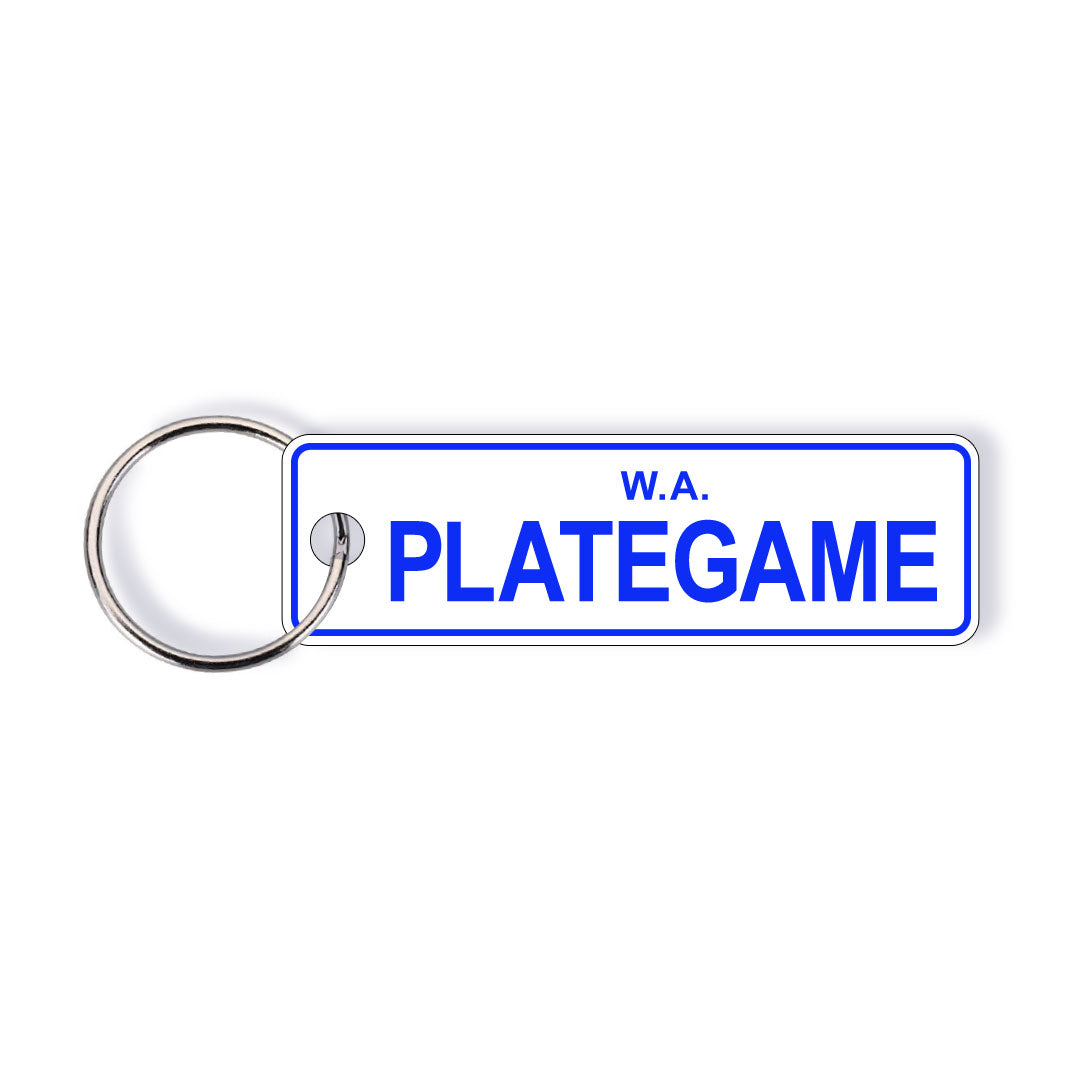 WA Name Licence Plate Custom Keychain