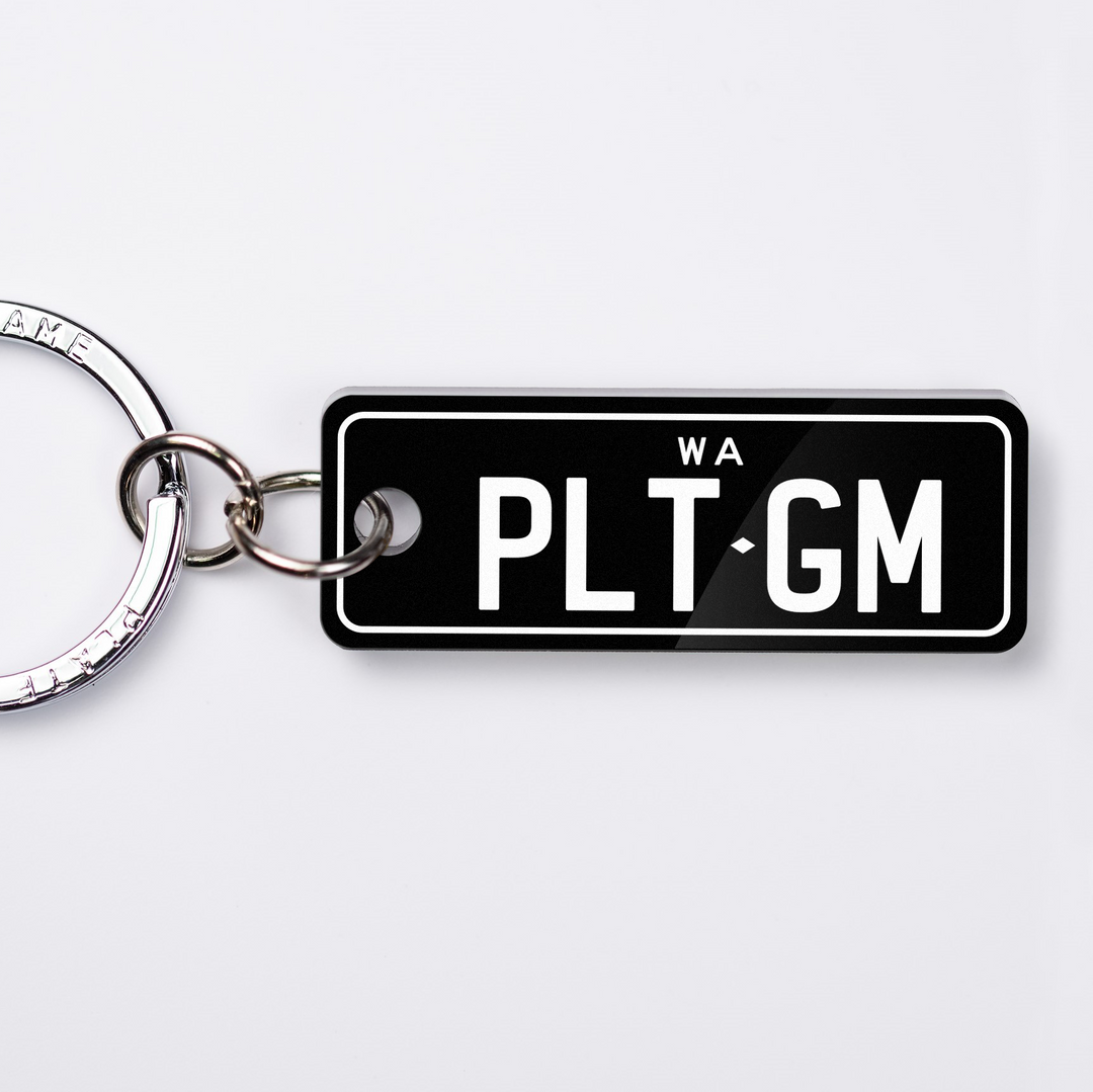 WA Prestige Licence Plate Custom Keychain