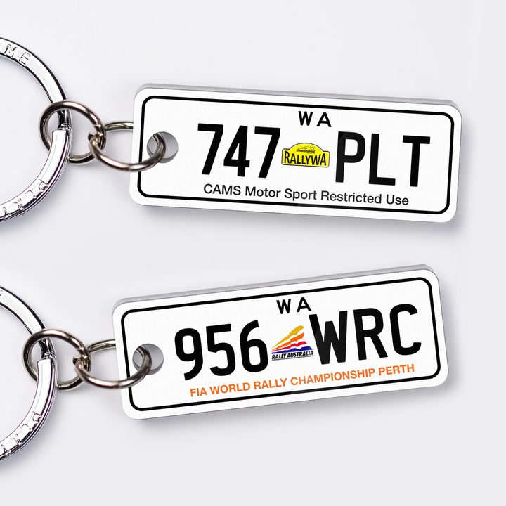 WA Sport Licence Plate Custom Keychain